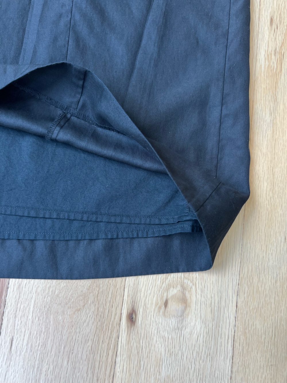 Liz Claiborne Black Silk Blend Sleeveless Shift Dress Minimalist Office Size 12 - Picture 7 of 13